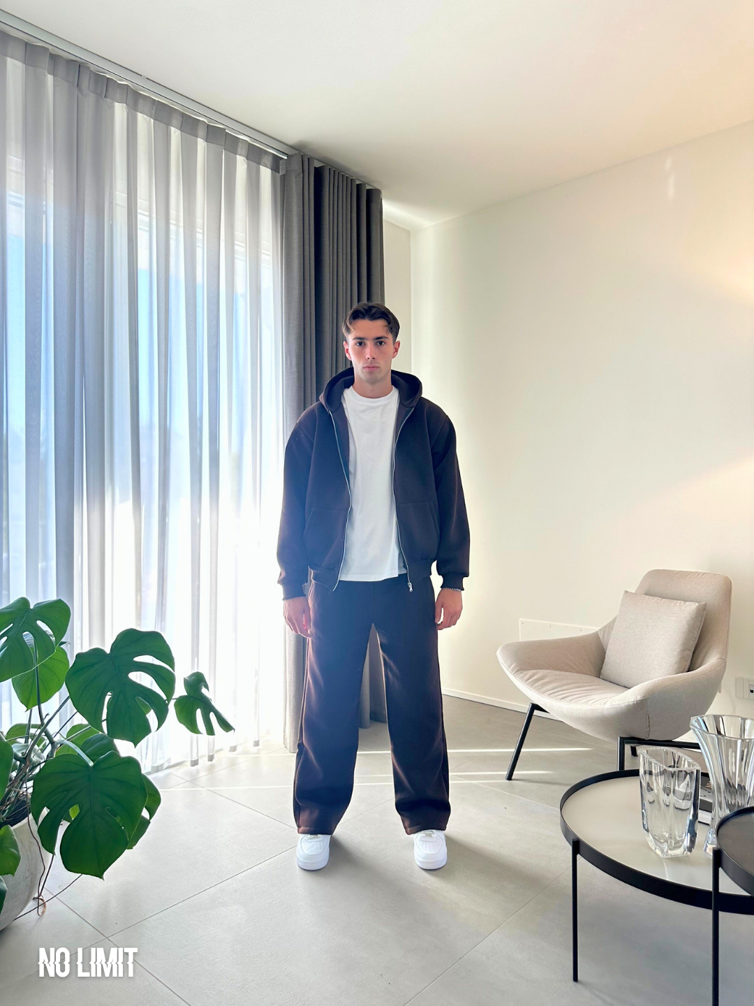 Felpa Zip (3 colori)