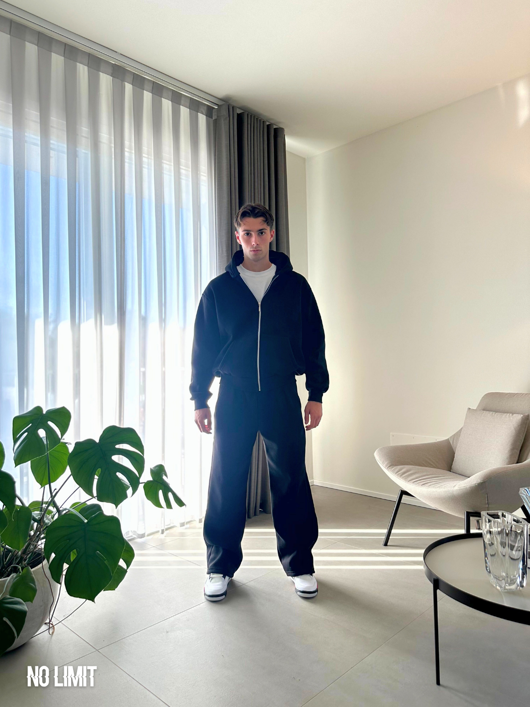 Felpa Zip (3 colori)